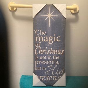 Christmas plaque